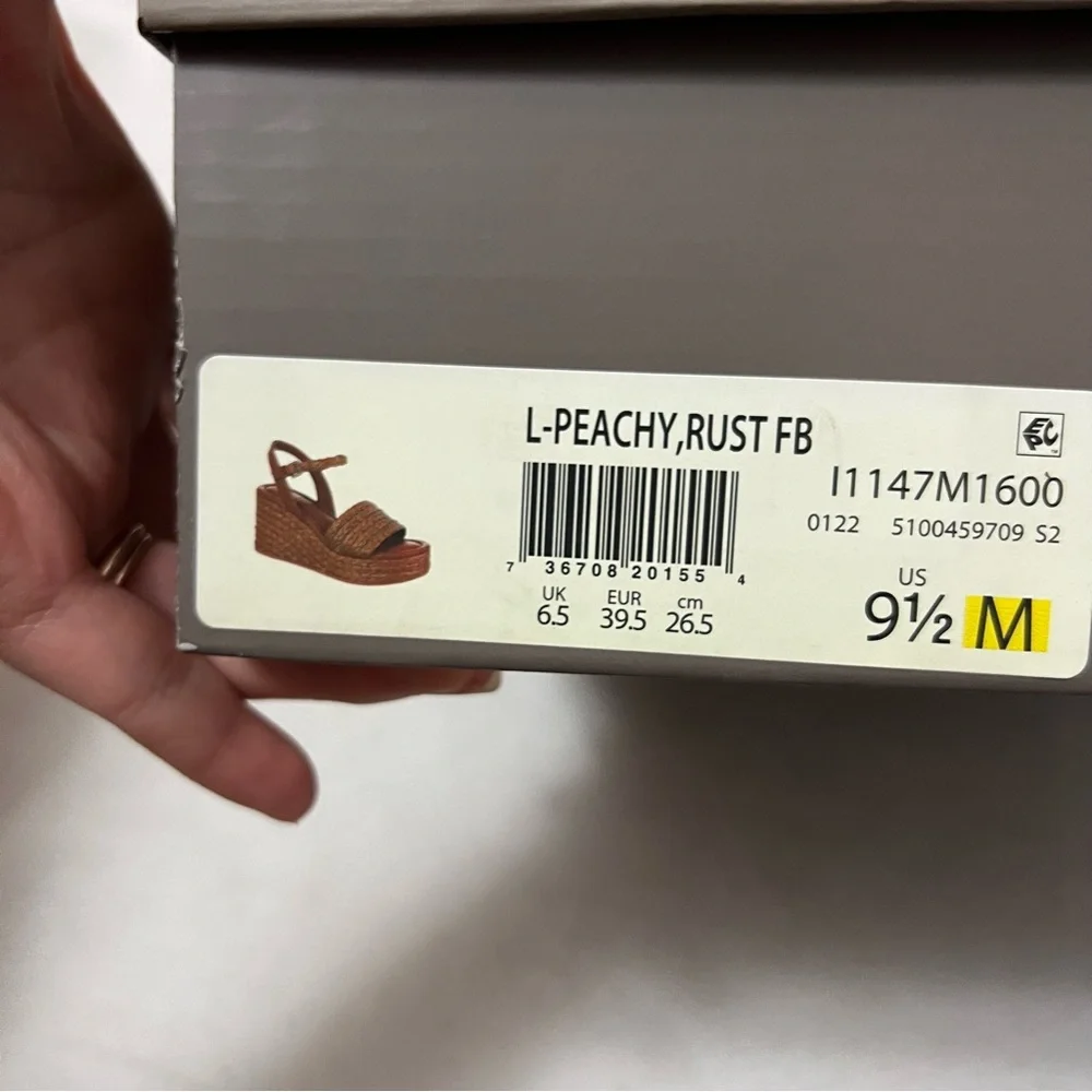 franco sarto peachy Platform Espadrilles  Size 9.5 New June sale